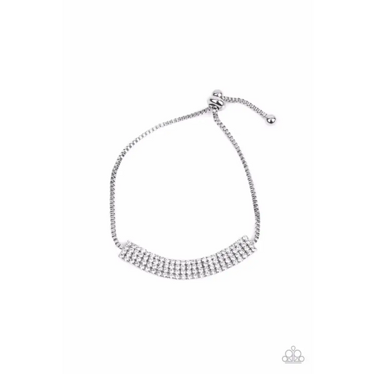 A DIAMOND a Dozen - White Bracelet - Bracelets