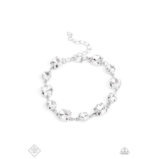 Bippity Boppity BLING - White Bracelet - Bracelets