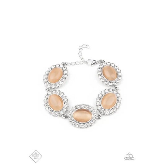 Demurely Diva - Orange Bracelet - Bracelets