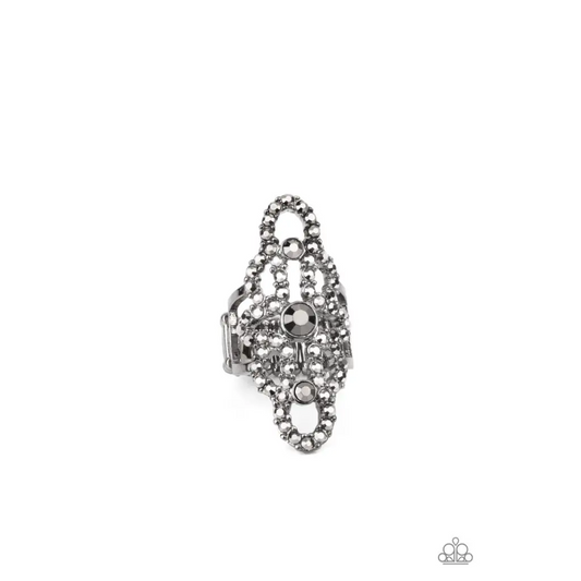 Futuristic Free Spirit - Black Ring - Rings