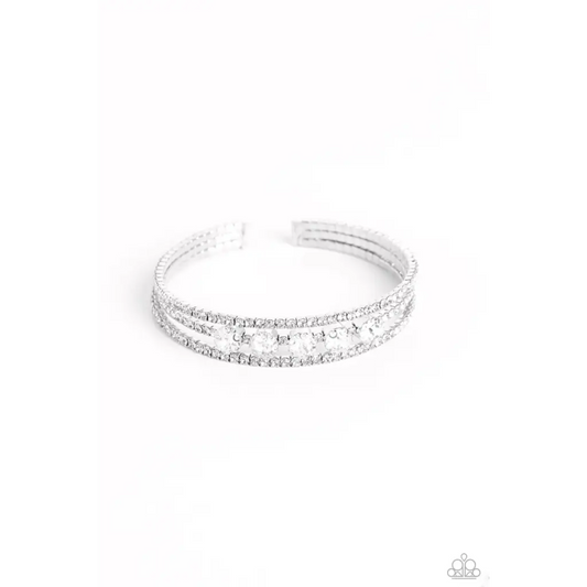 Lucid Layers - White Bracelet - Bracelets