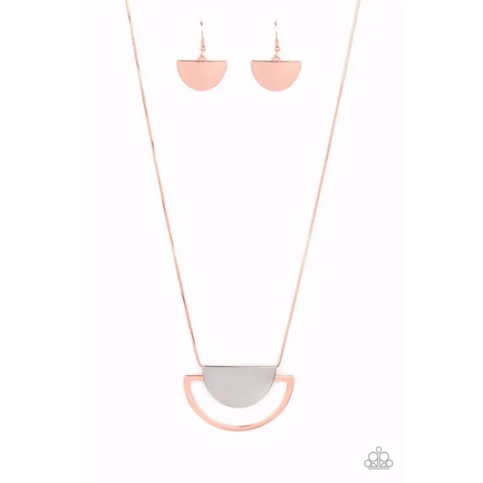 Lunar Phases - Copper Necklace - Necklaces