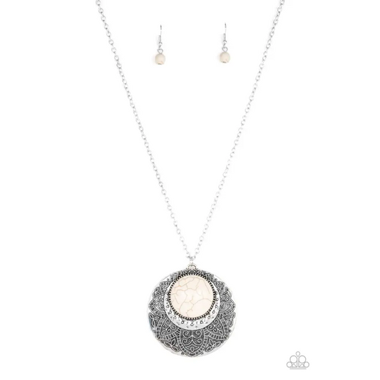 Medallion Meadow - White - Deb's Jazzy Jems