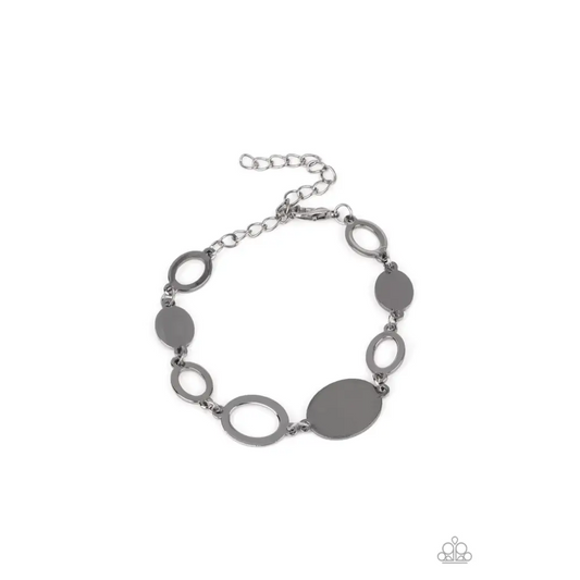OVAL and Out - Black Bracelet - Deb's Jazzy Jems