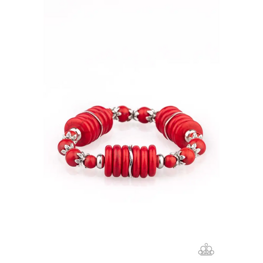 Sagebrush Serenade - Red Bracelet - Bracelets
