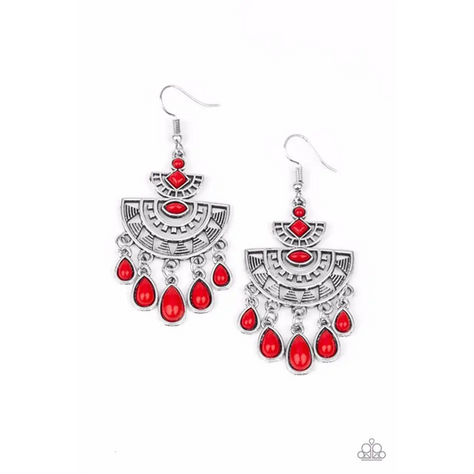 SOL Searching - Red Earrings - Earrings
