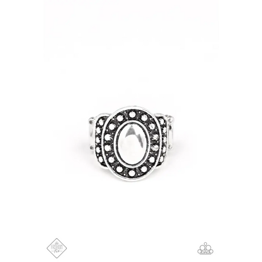 Stacked Stunner - Mar 2020 - Silver Ring - Deb's Jazzy Jems