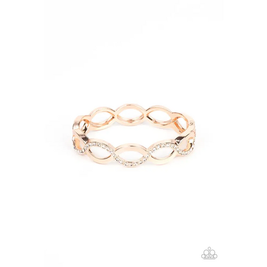 Tailored Twinkle - Rose Gold Bracelet - Deb's Jazzy Jems