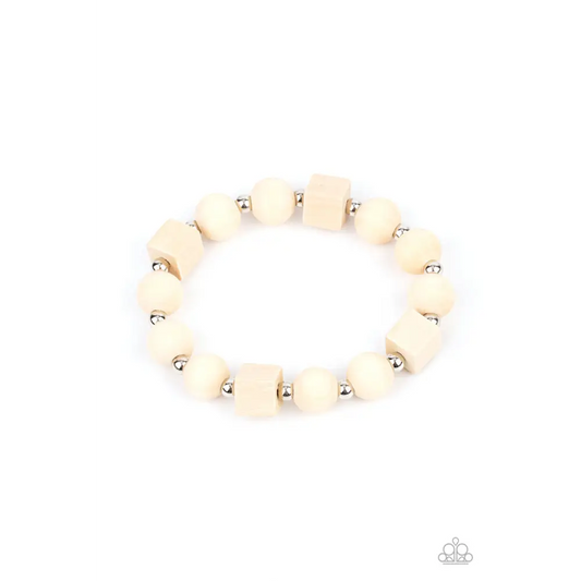 Timber Trendsetter - White Bracelet - Bracelets