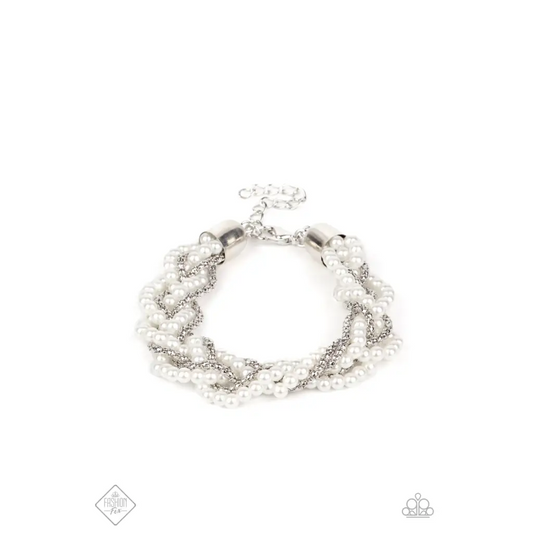 Vintage Variation - White Bracelet - Bracelets