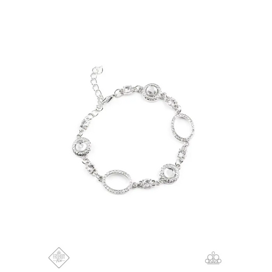Wedding Day Demure - Nov 2020 - White Bracelet - Deb's Jazzy Jems