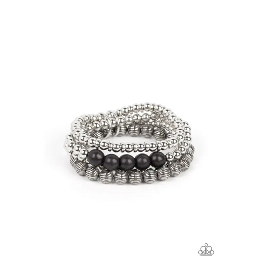 Wildland Wanderer - Black Bracelet - Bracelets