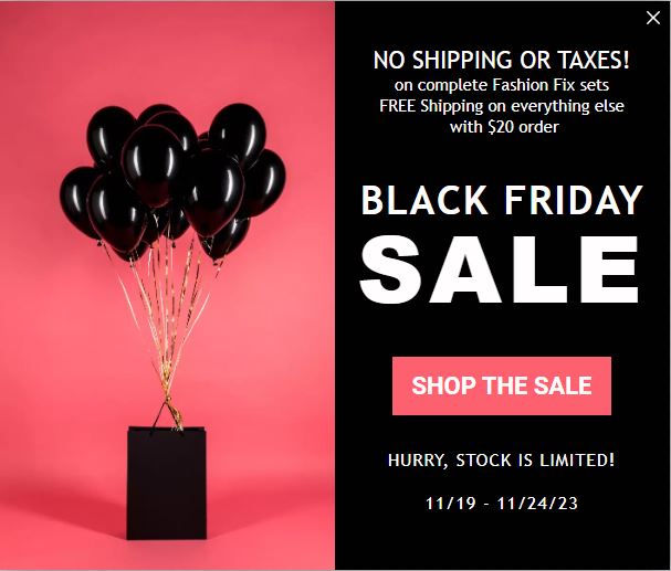 Black Friday Sale!