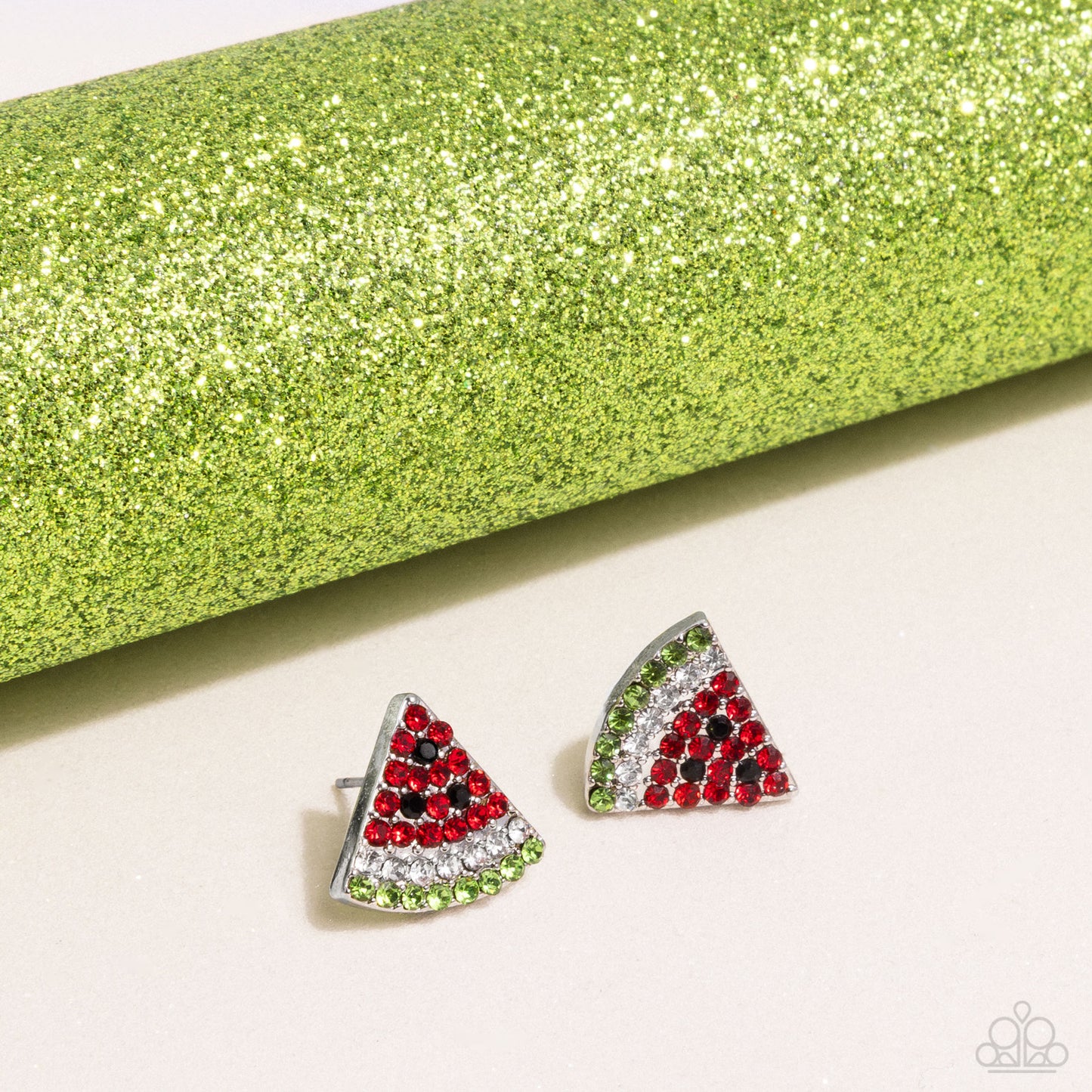 Watermelon Slice - Red Earrings