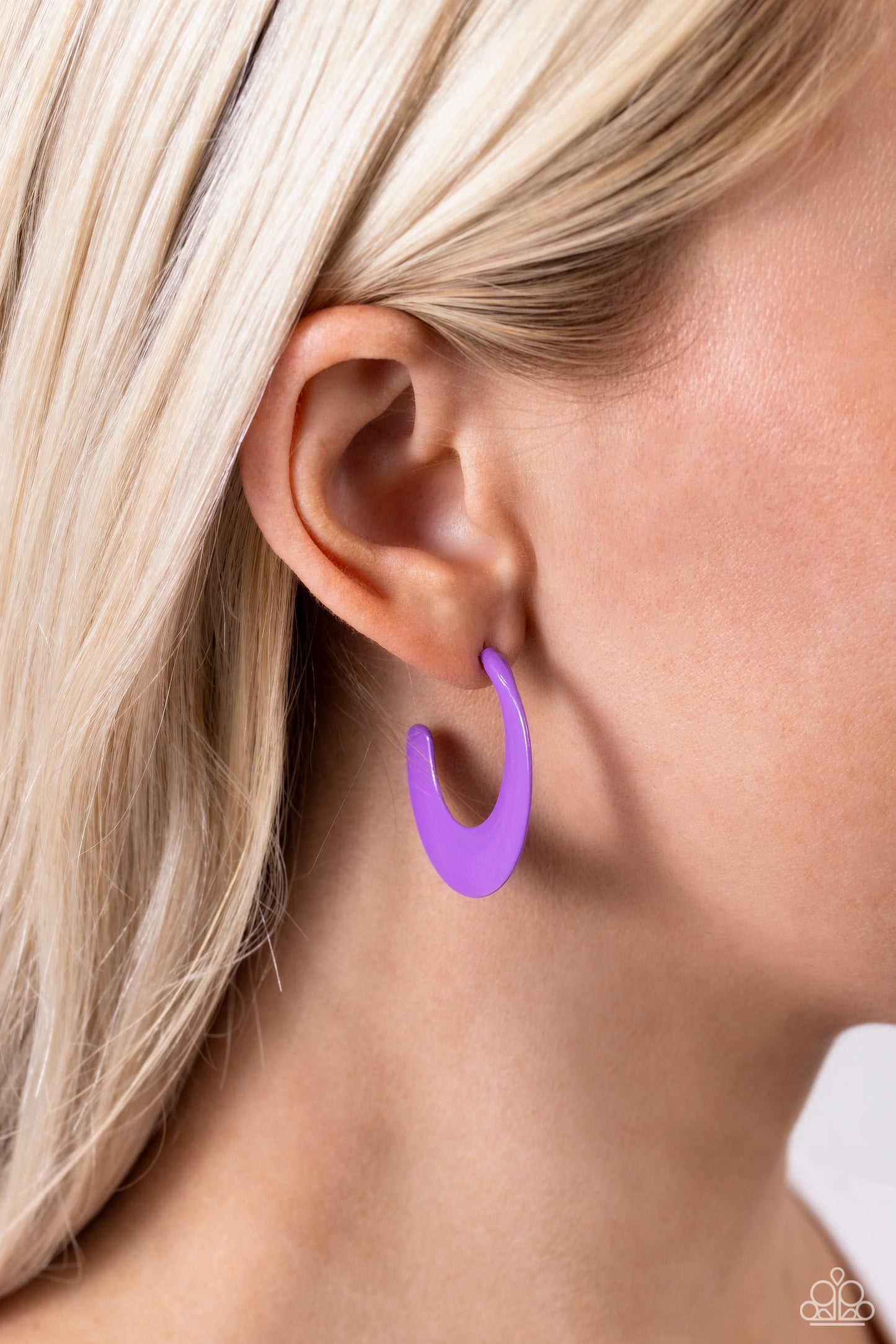 Fun-Loving Feature - Purple Earrnings