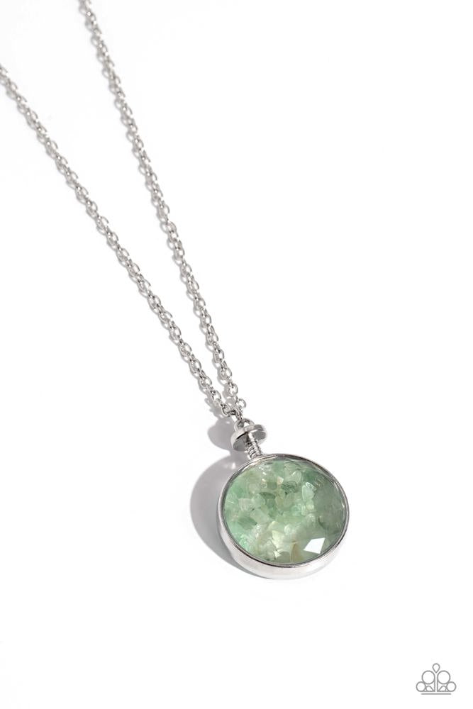 Geo Mine - Green Necklace