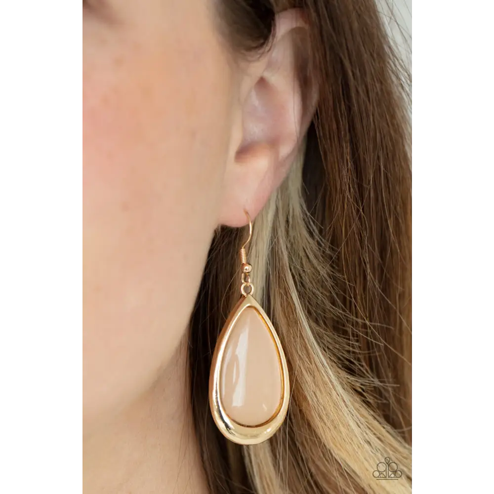 A World to SEER - Brown Earrings - Earrings