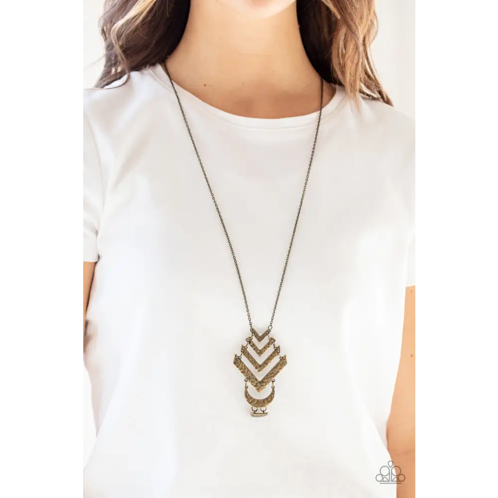 Artisan Edge - Brass Necklace - Necklaces