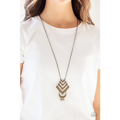 Artisan Edge - Brass Necklace - Necklaces