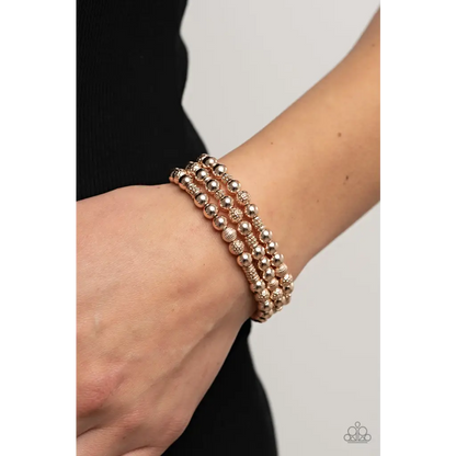 Boundless Boundaries - Rose Gold Bracelet - Bracelets