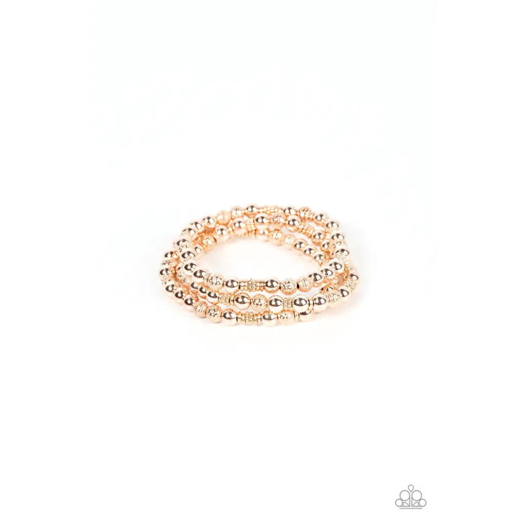 Boundless Boundaries - Rose Gold Bracelet - Bracelets