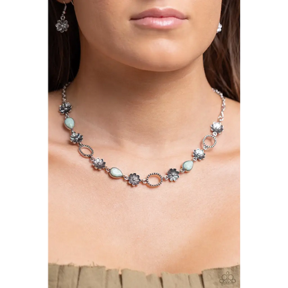 Casablanca Chic - Blue Necklace - Necklaces