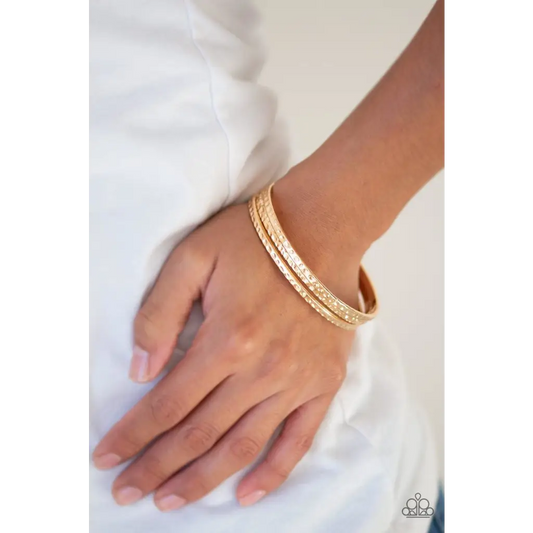 Casually Couture - Gold Bracelet - Deb's Jazzy Jems