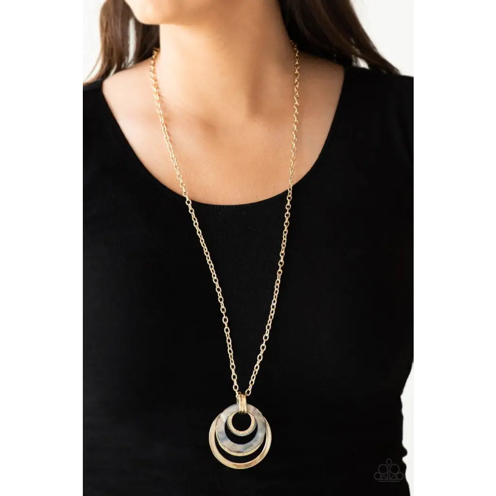 Coast Coasting - Gold Necklace - Deb's Jazzy Jems