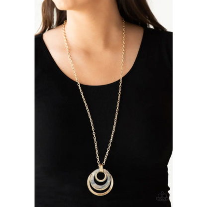 Coast Coasting - Gold Necklace - Deb's Jazzy Jems