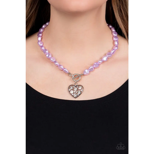 Color Me Smitten - Purple Necklace - Necklaces