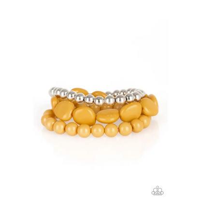 Color Venture - Yellow Bracelet - Deb's Jazzy Jems