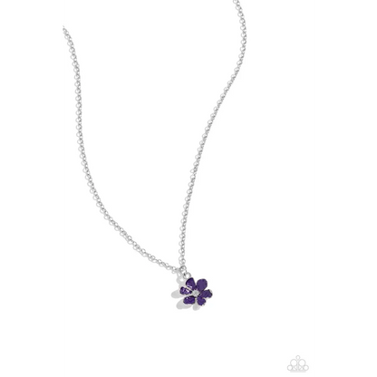 Cottage Retreat - Purple Necklace - Necklaces