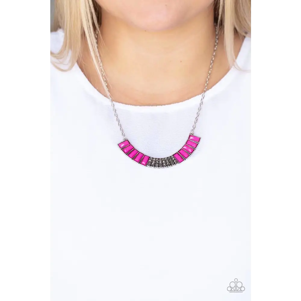 Coup de MANE - Pink Necklace - Necklaces