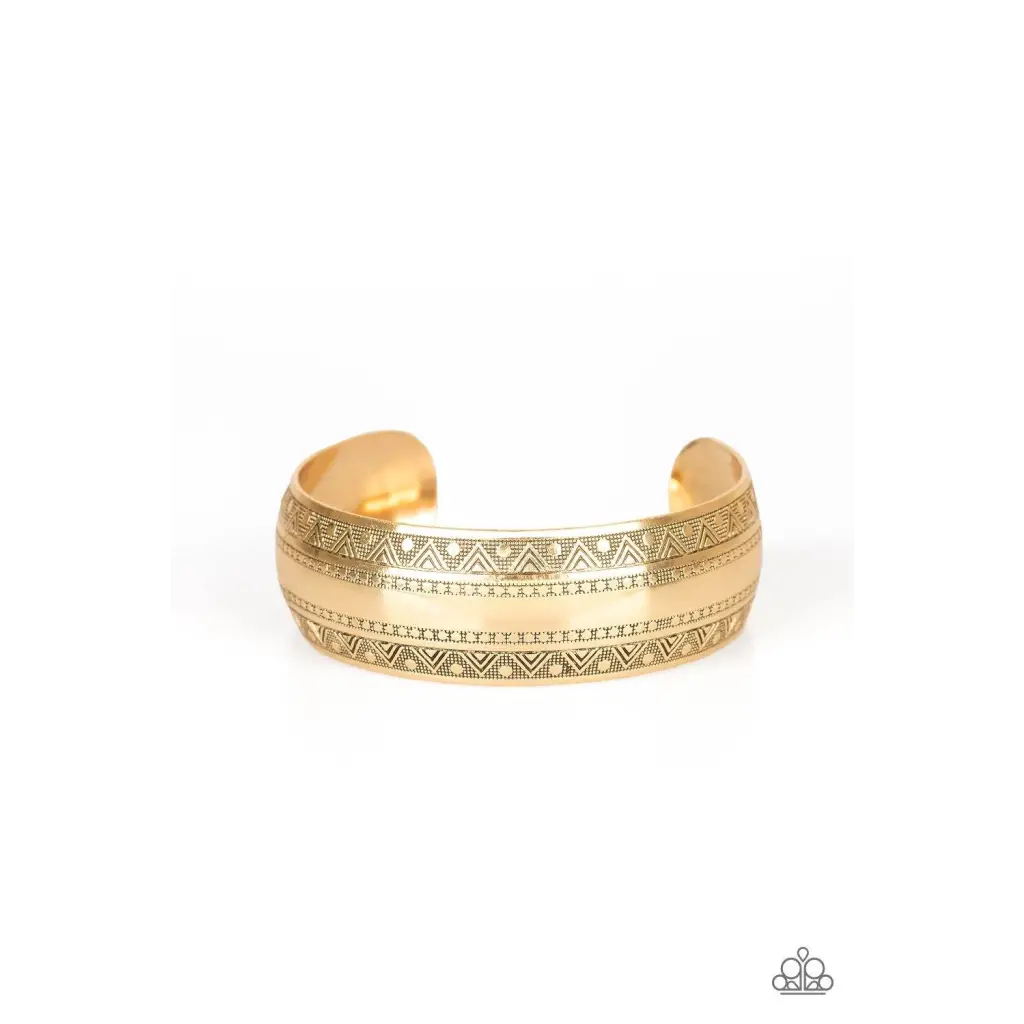 Desert Peaks - Gold Bracelet - Deb's Jazzy Jems