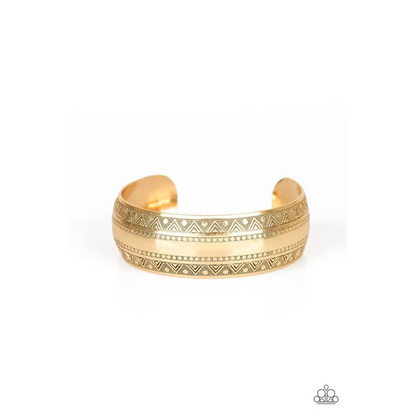 Desert Peaks - Gold Bracelet - Deb's Jazzy Jems