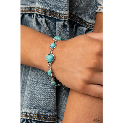 Eco-Friendly Fashionista - Blue Bracelet - Bracelets