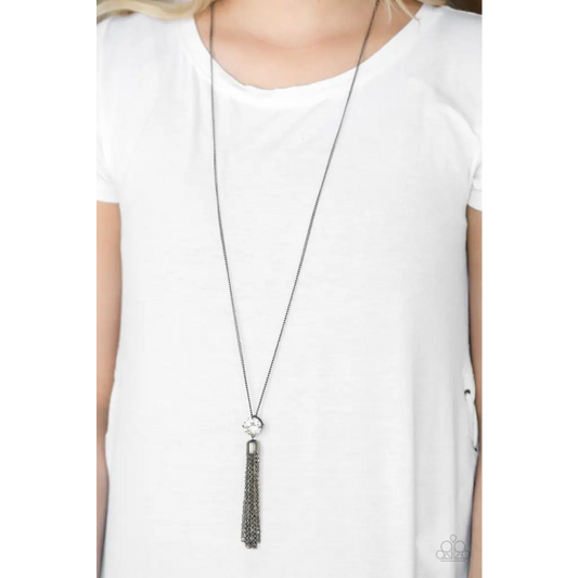 Five-Alarm FIREWORK - Black Necklace - Deb's Jazzy Jems