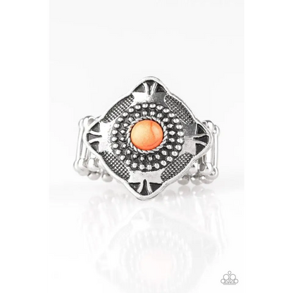 Four Corners Fashion - Orange Ring - Deb's Jazzy Jems