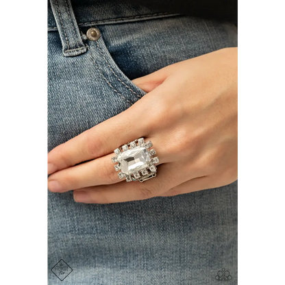 Galactic Glamour - White Ring - Rings