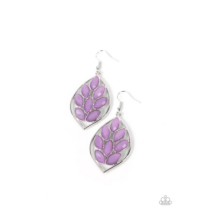 Glacial Glades - Purple Earrings - Earrings