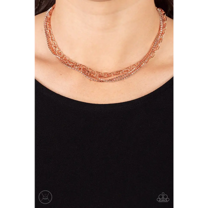 Glitter & Gossip - Copper Necklace - Necklaces