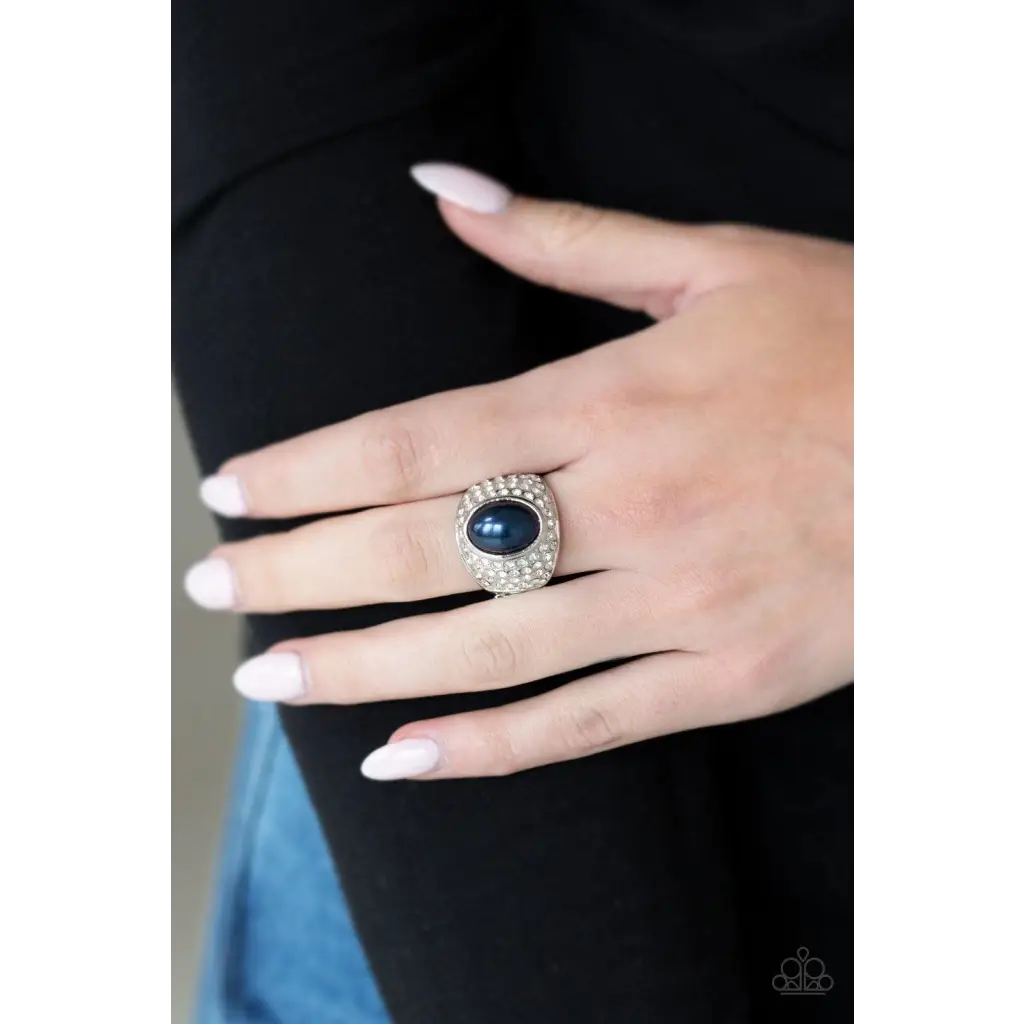 Glittering Go-Getter -Blue Ring - Deb's Jazzy Jems