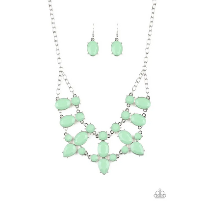 Goddess Glow - Green Necklace - Necklaces