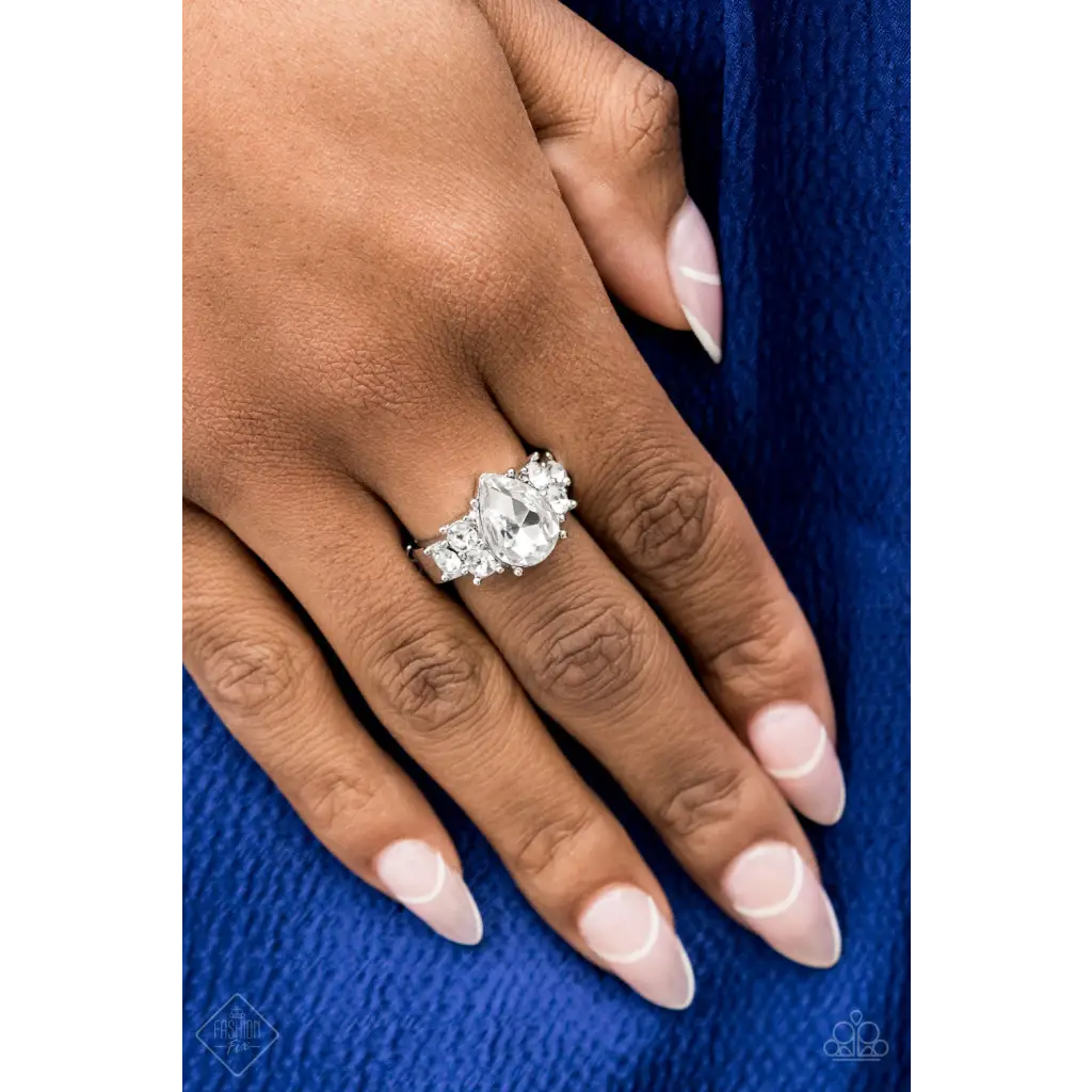 Happily Ever Eloquent - White Ring - Rings