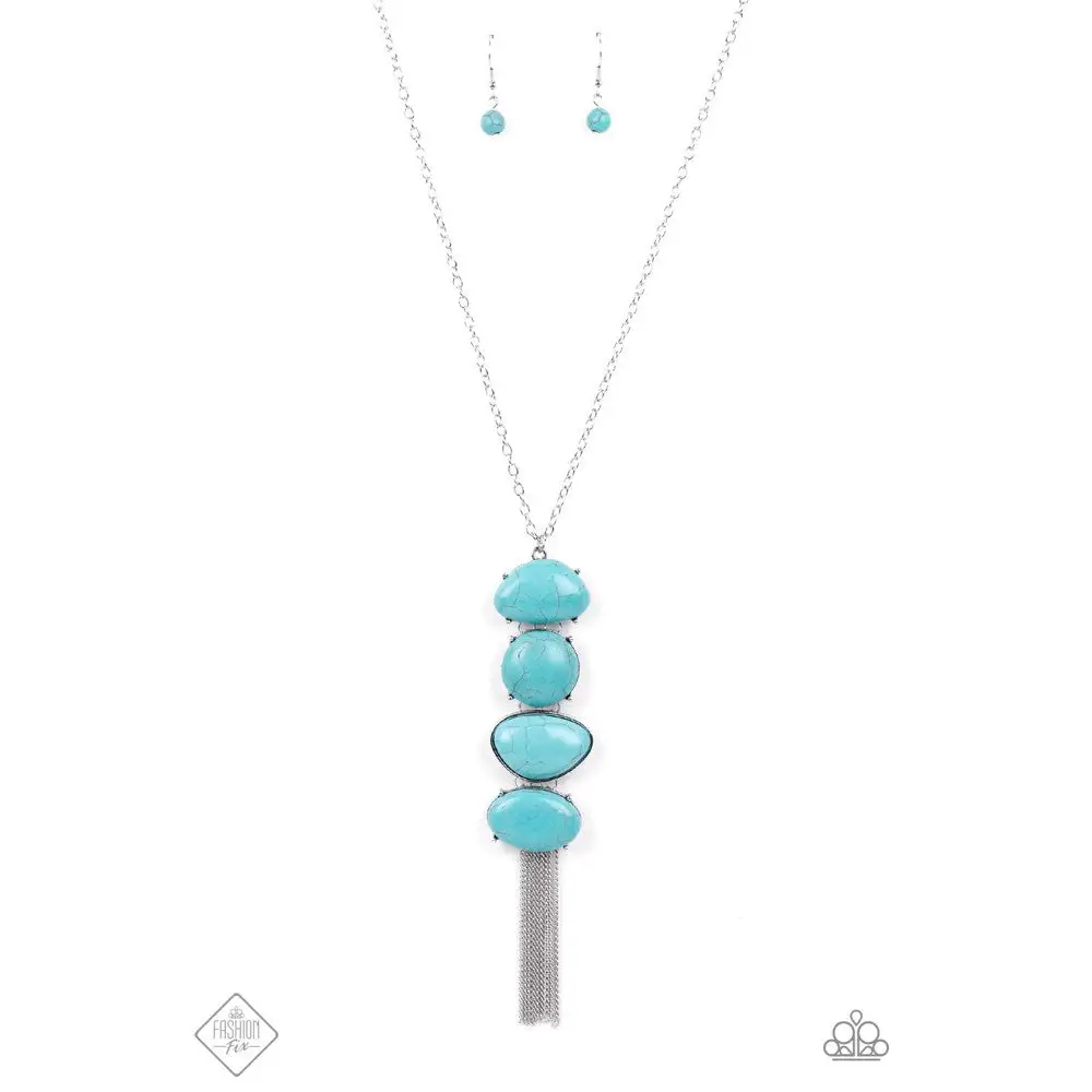 Hidden Lagoon - Blue Necklace - Necklaces