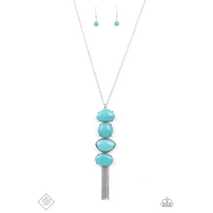 Hidden Lagoon - Blue Necklace - Necklaces