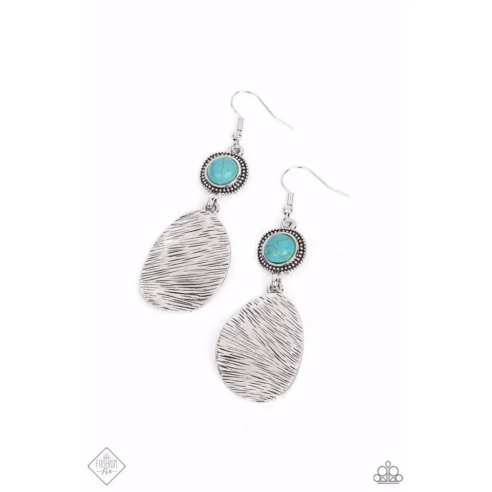 HOMESTEAD on the Range - Blue Earrings - Earrings