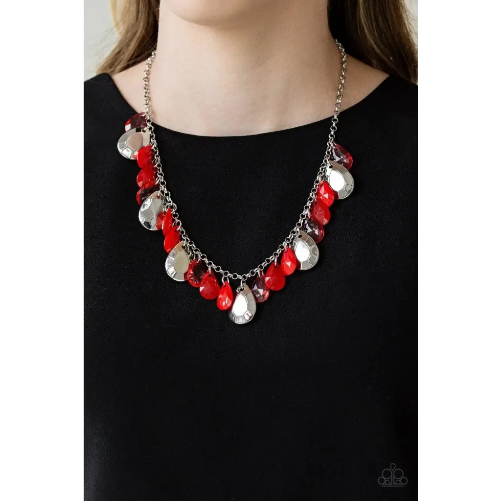 Hurricane Season - Red Necklace - Deb's Jazzy Jems