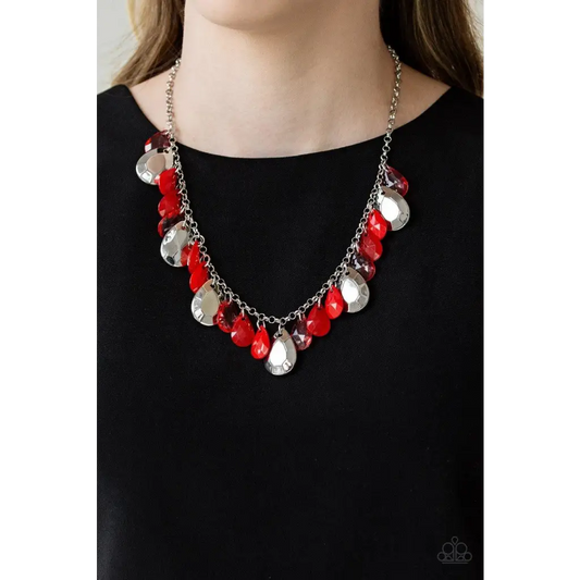 Hurricane Season - Red Necklace - Deb's Jazzy Jems