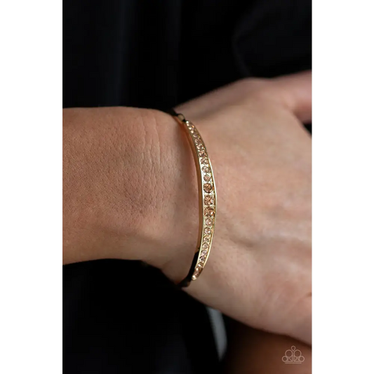 Just SPARKLE and Wave - Gold Bracelet - Bracelets